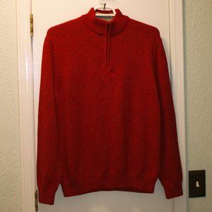Chaps XL Red 1/4 Zip Pullover